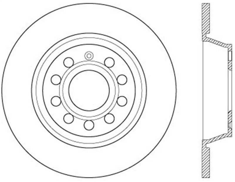 StopTech Drilled Sport Brake Rotor Stoptech