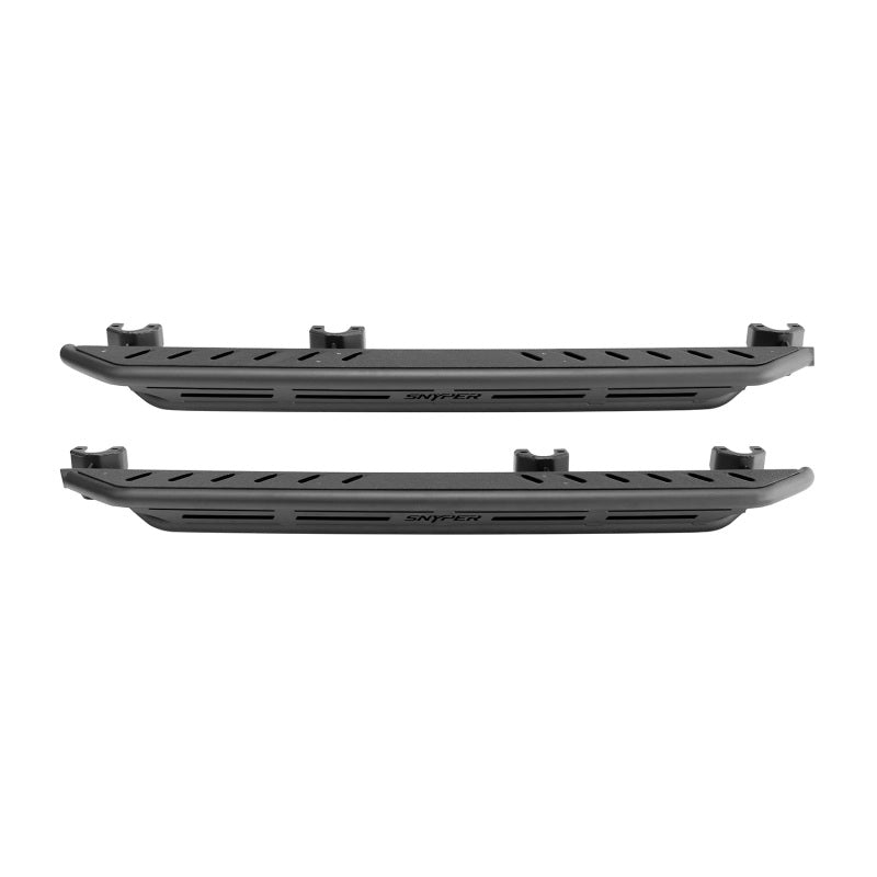 Westin/Snyper 07-17 Jeep Wrangler Unlimited Triple Tube Rock Rail Steps - Textured Black - eliteracefab.com