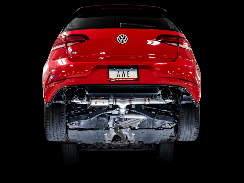 AWE Tuning MK7.5 Golf R SwitchPath Exhaust w/Diamond Black Tips 102mm - eliteracefab.com