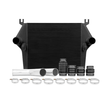 Mishimoto 03-07 Dodge 5.9L Cummins Intercooler Kit w/ Pipes (Black) Mishimoto
