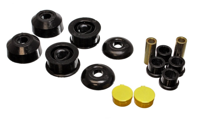 Energy Suspension 05-07 Scion tC / 03-06 Toyota Corolla/Matrix Black Front Control Arm Bushing Set - eliteracefab.com