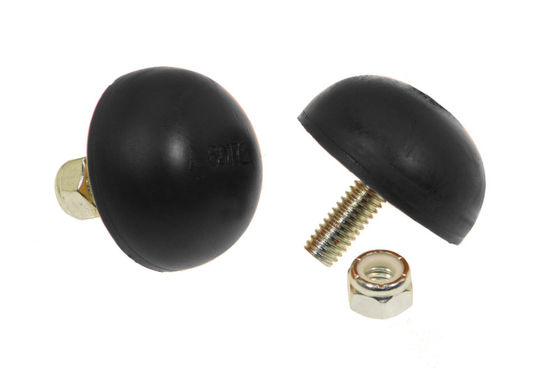 Prothane Universal Bump Stop 11/16X1 5/8 Dia Btn - Black - eliteracefab.com