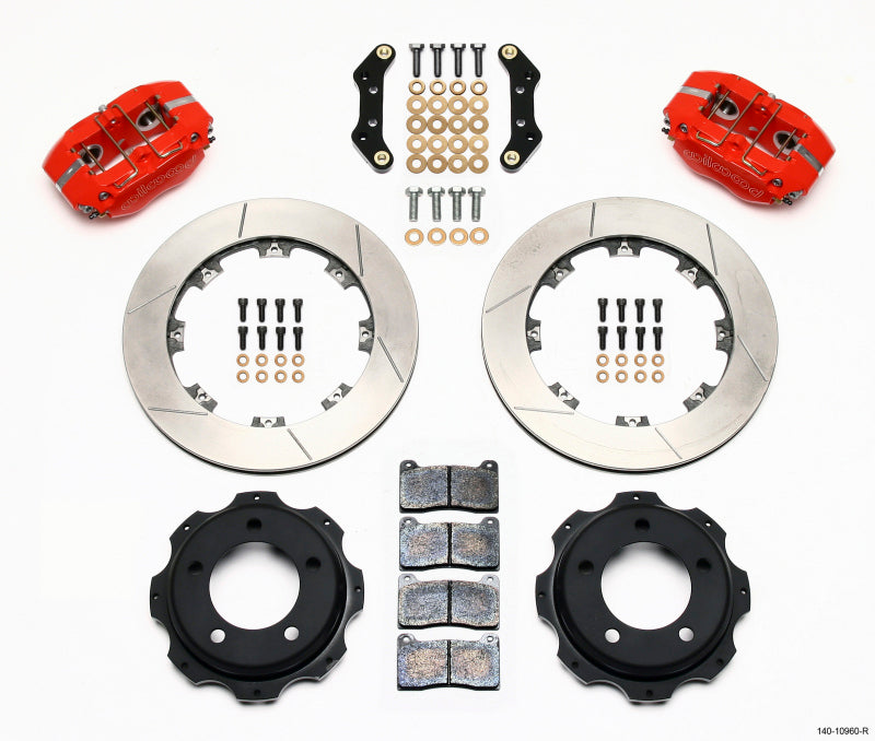 Wilwood Dynapro Rear Kit 12.19in Red Backdraft Cobra (BMW E36 Based) Wilwood