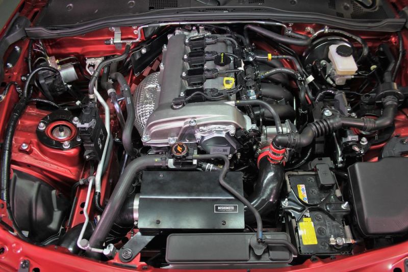 Mishimoto 2016+ Mazda Miata Performance Intake - Wrinkle Black - eliteracefab.com