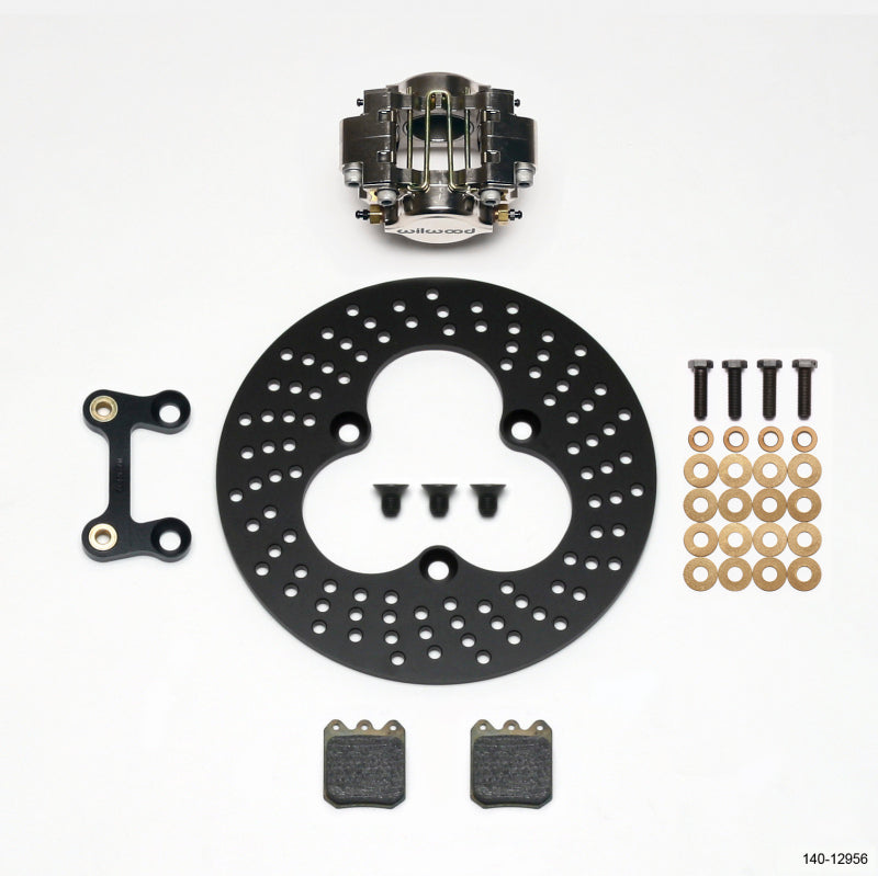 Wilwood Dynapro Single LW Left Front Kit - Sprint 10.95in Aluminum Drilled Rotor Wilwood
