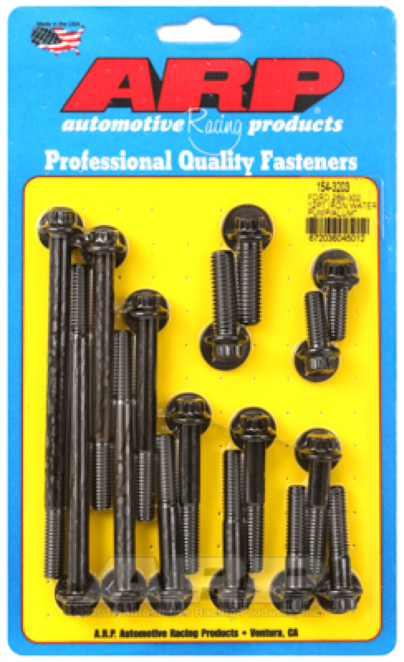 ARP Ford 289-302 12pt Iron Water Pump and Front Cover Bolt Kit ARP