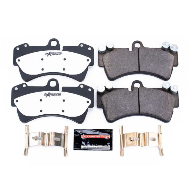 Power Stop 07-15 Audi Q7 Front Z26 Extreme Street Brake Pads w/Hardware - eliteracefab.com