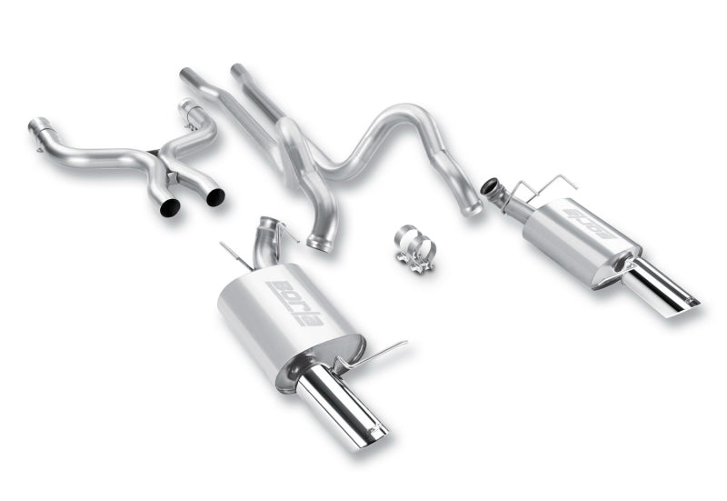 Borla 2011-2012 Mustang GT 5.0L 8cyl 6spd RWD Agressive ATAK Catback Exhaust - eliteracefab.com