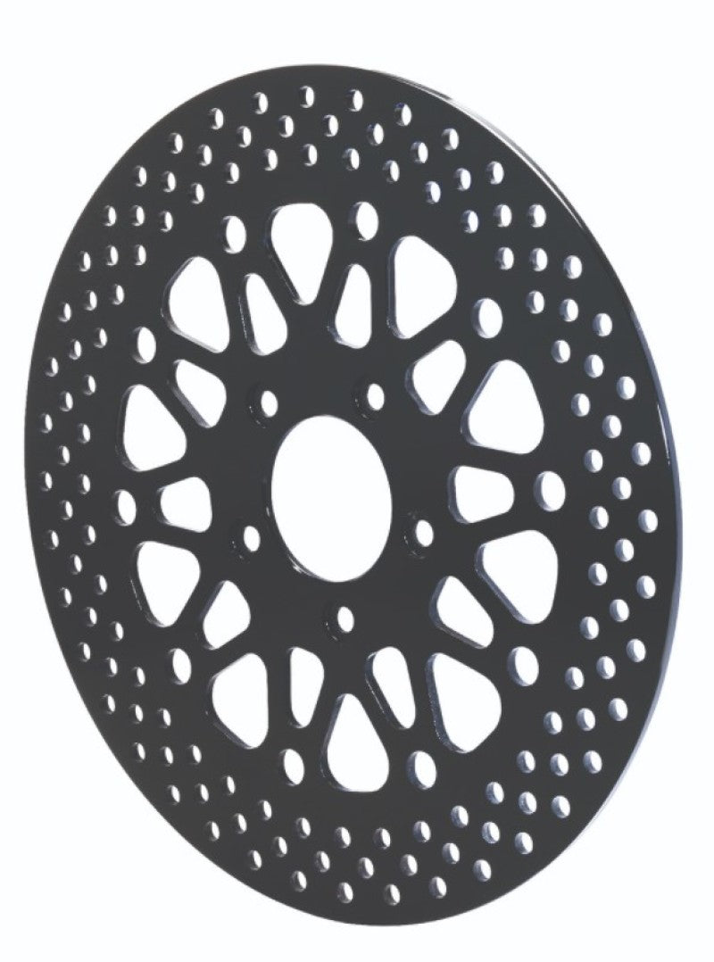 Wilwood Rotor-Rear-H-D Motorcycle 2000-07 Black Finish 11.50 x .196 - 5 on 3.25in Wilwood
