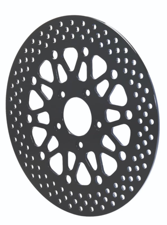 Wilwood Rotor-Rear-H-D Motorcycle 2000-07 Black Finish 11.50 x .196 - 5 on 3.25in Wilwood