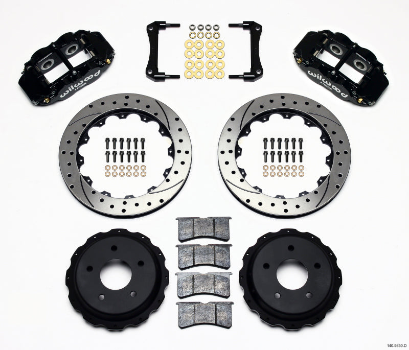 Wilwood Narrow Superlite 4R Rear Kit 12.88in Drilled 98-02 Camaro/Firebird Wilwood