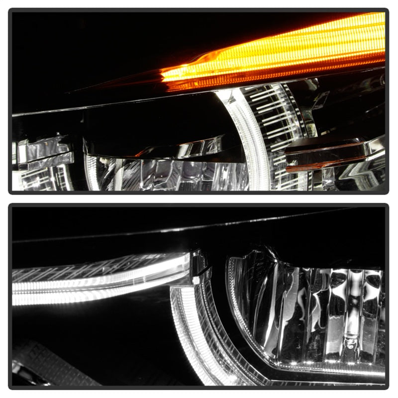 Spyder BMW F30 3 Series 4Dr LED Projector Headlights Chrome PRO-JH-BF3012H-4D-LED-C - eliteracefab.com