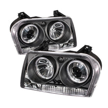 Load image into Gallery viewer, Spyder Chrysler 300 05-08 Projector Headlights LED Halo LED Blk (Not Included) PRO-YD-C305-HL-BK - eliteracefab.com