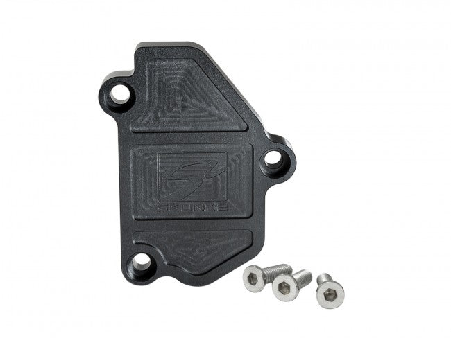 Skunk2 B-Series VTEC Black Anodized Block Off Plate - eliteracefab.com