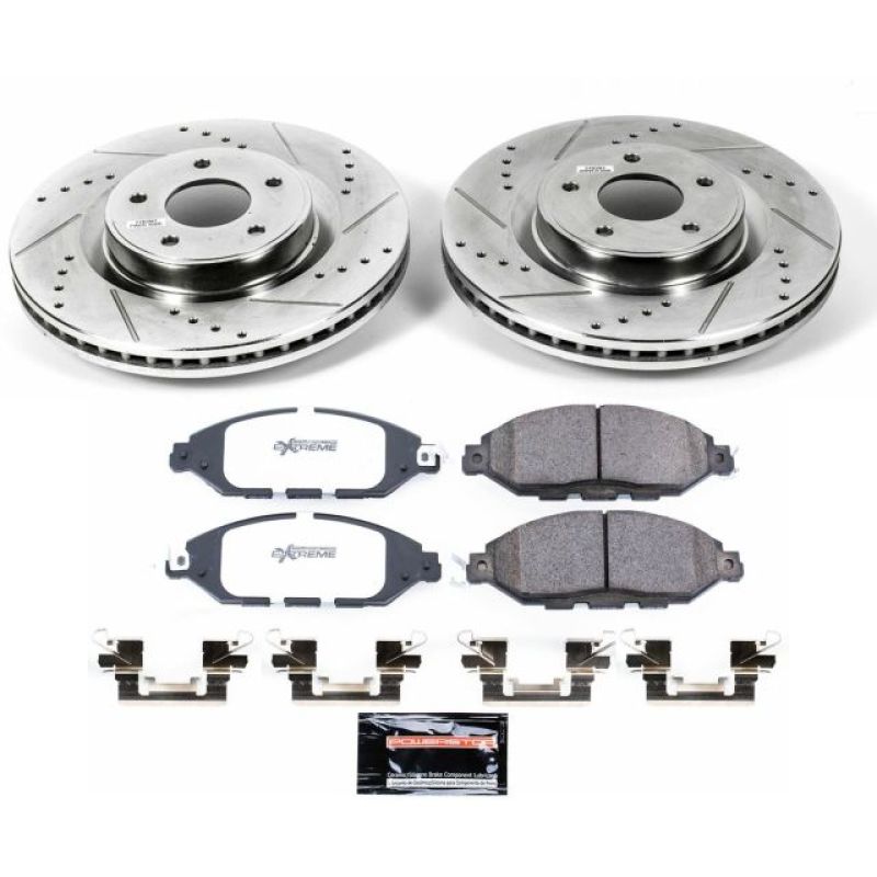 Power Stop 2013 Infiniti JX35 Front Z36 Truck & Tow Brake Kit PowerStop