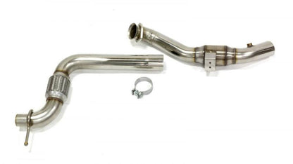 Kooks 15-17 Ford Mustang 2.3L EcoBoost 3in x 2.25in SS GREEN Catted OEM Downpipe Kooks Headers