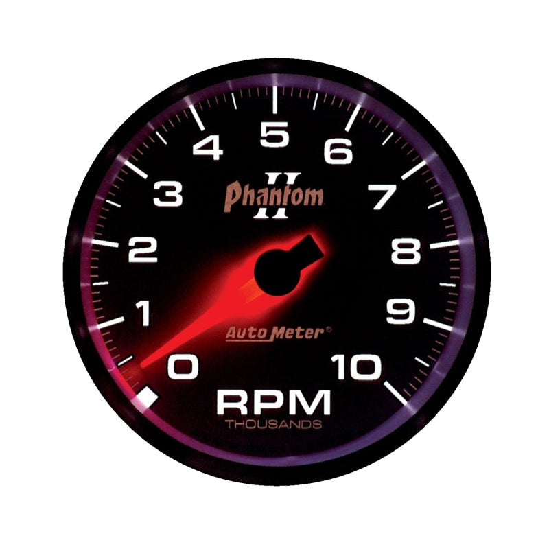 Autometer Phantom II 3-3/8in 10000 RPM In-Dash Tachometer 7597