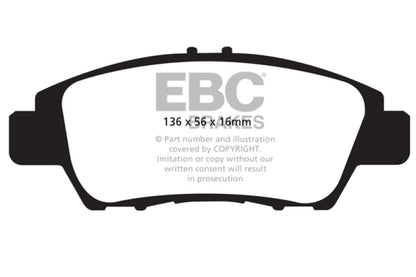 YellowStuff Front Brake Pads - DP42041R EBC