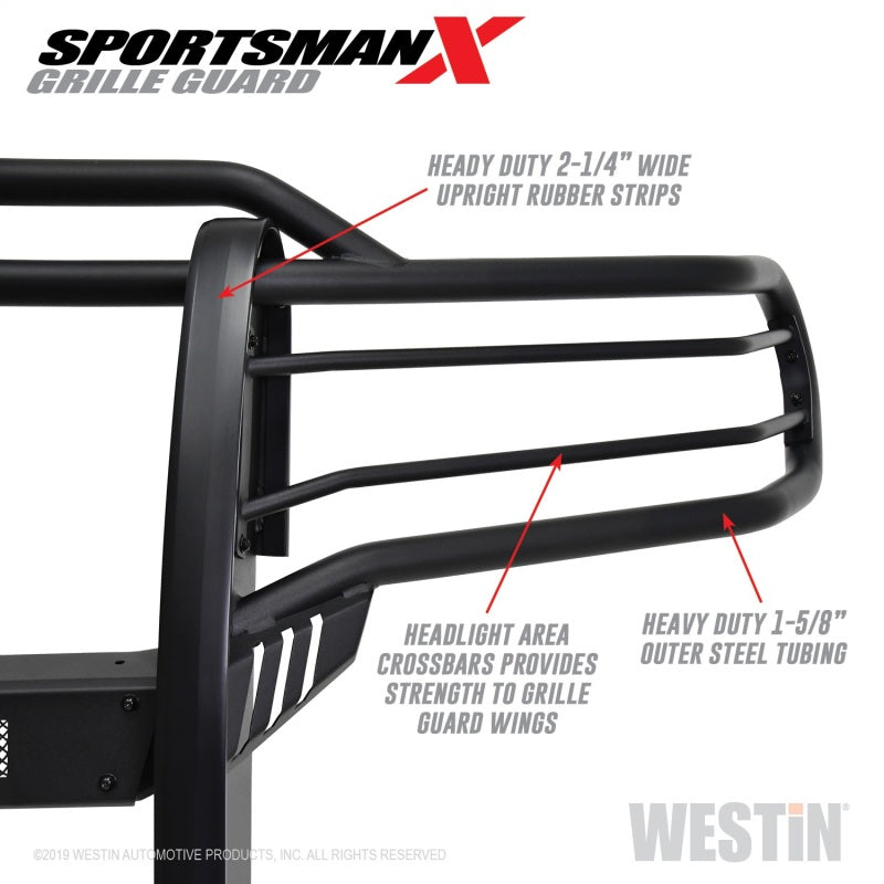 Westin 14-20 Toyota Tundra Sportsman X Grille Guard - Textured Black - eliteracefab.com