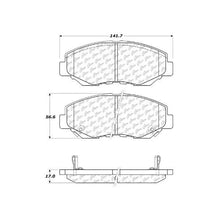 Load image into Gallery viewer, CENTRIC 02-08 HONDA CR-V FRONT CENTRIC PREMIUM CERAMIC BRAKE PADS, 301.09140 - eliteracefab.com