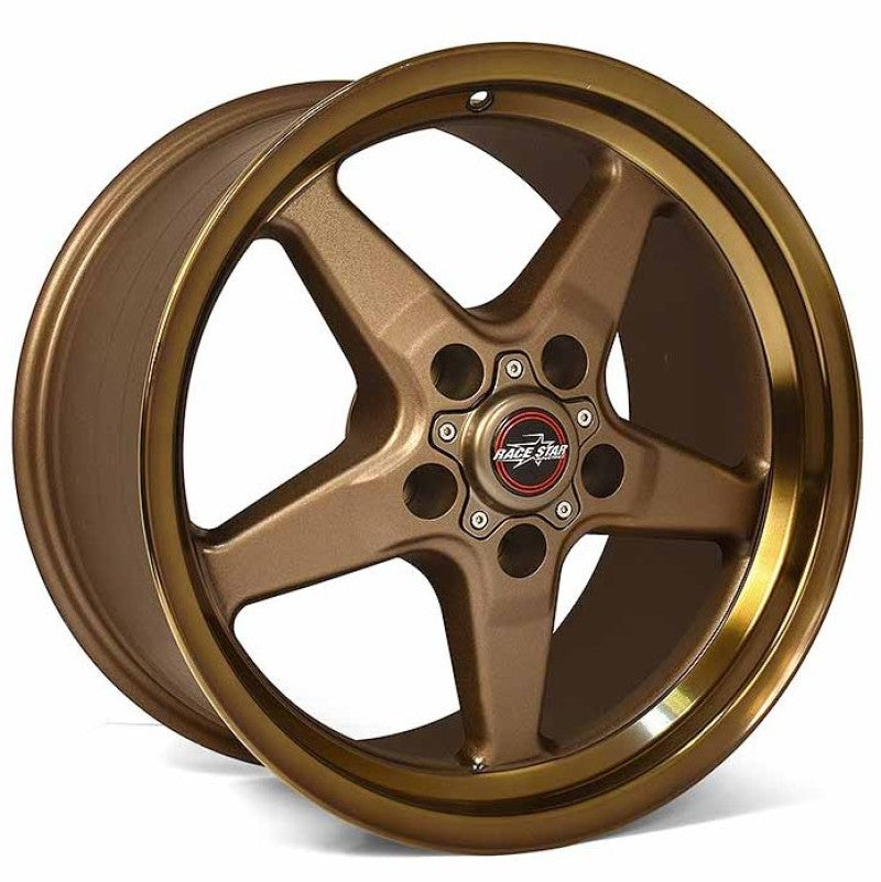 Race Star 92 Drag Star Bracket Racer 17x9.5 5x115BC 6.125BS Bronze - eliteracefab.com