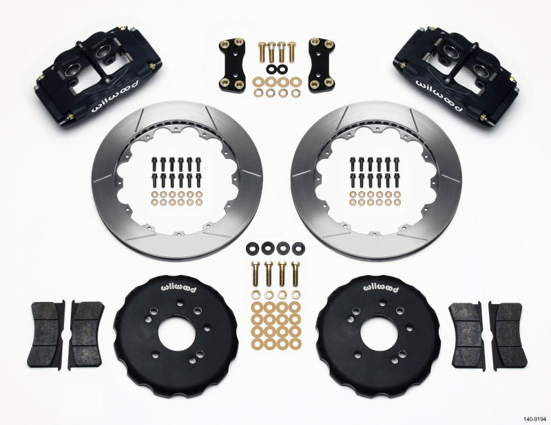 Wilwood FSLI4 Front Hat Kit 13.00in Nissan 240SX - eliteracefab.com