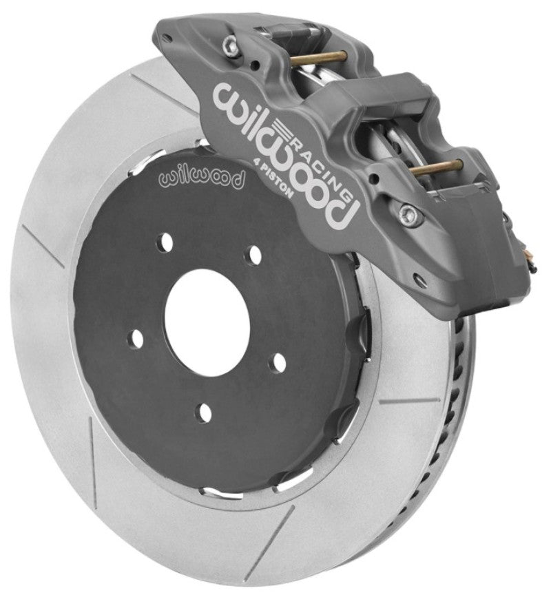 Wilwood Aero4R/ST Front Big Brake Kit 14in Black Anodize 97-13 Chevrolet Corvette C5/C6 Wilwood