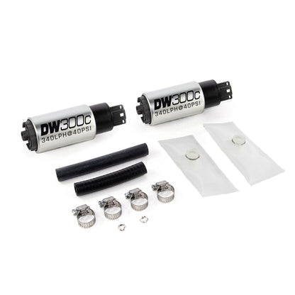 DeatschWerks 340lph DW300C Compact Fuel Pump w/ 99-04 Ford Lightning Set Up Kit (w/o Mounting Clips) - eliteracefab.com