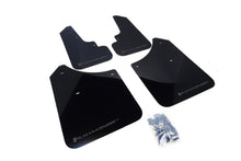 Load image into Gallery viewer, Rally Armor UR Mudflaps Black Urethane Grey Logo 2003-2008 Forester / 2004-2008 FXT - eliteracefab.com