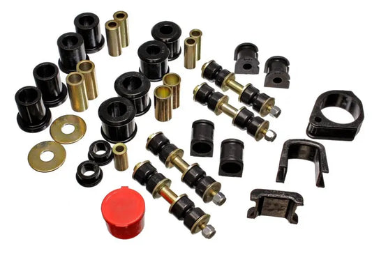 Energy Suspension 97-01 Ford Escort/ZX2 Black Hyper-flex Master Bushing Set Energy Suspension