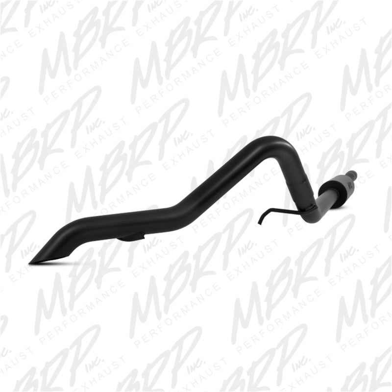 MBRP 2007-2009 Jeep Wrangler (JK) 3.8L V6 4 dr Off-Road Tail Pipe Muffler before Axle - eliteracefab.com