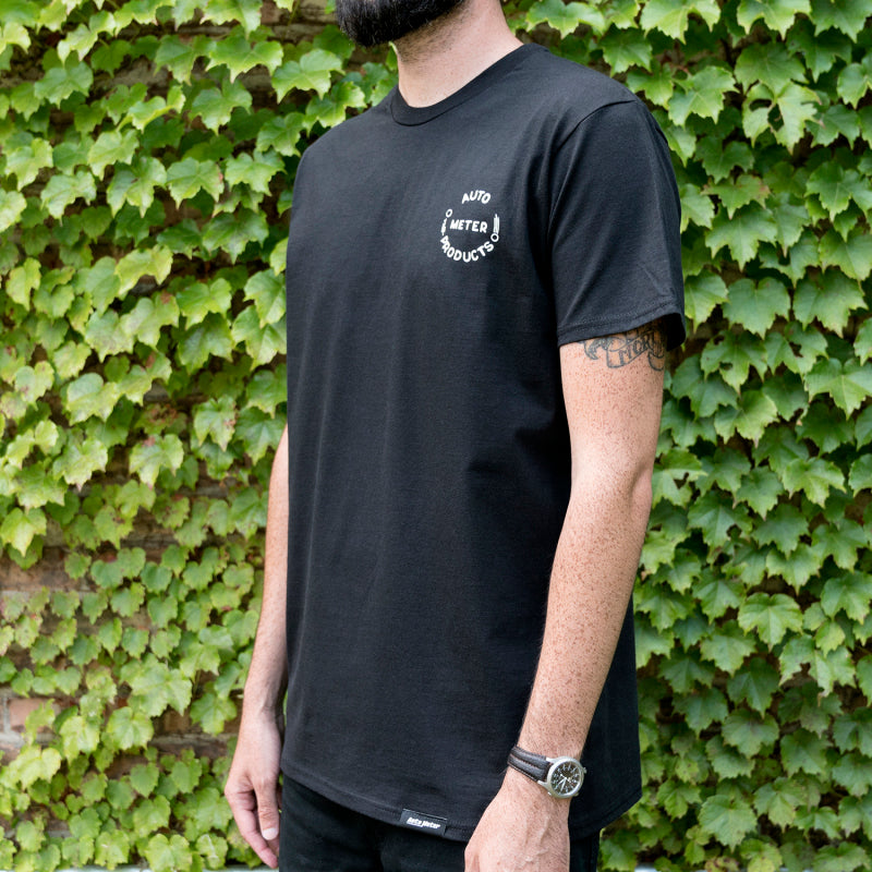 Autometer Vintage T-Shirt Black Large 0423L
