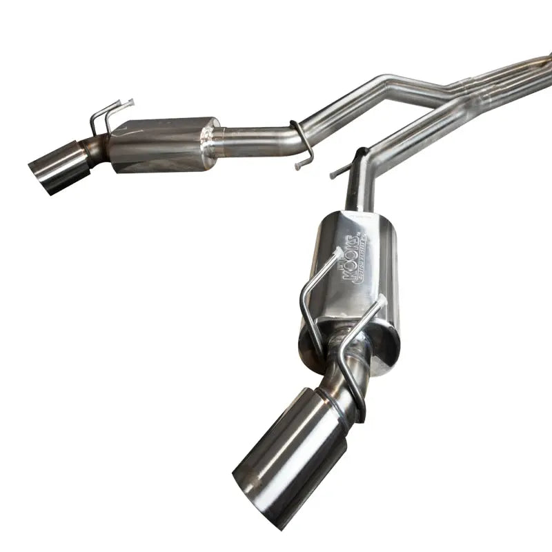 KOOKS 3" CAT BACK EXHAUST SYSTEM W/DUAL POLISHED TIPS (10-15 CAMARO SS) - eliteracefab.com