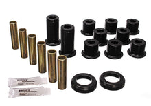 Load image into Gallery viewer, Energy Suspension 82-04 GM S-10/S-15 Pickup 2WD / 82-04 S-10 Blazer Blk Rear Leaf Spring Bushing Set