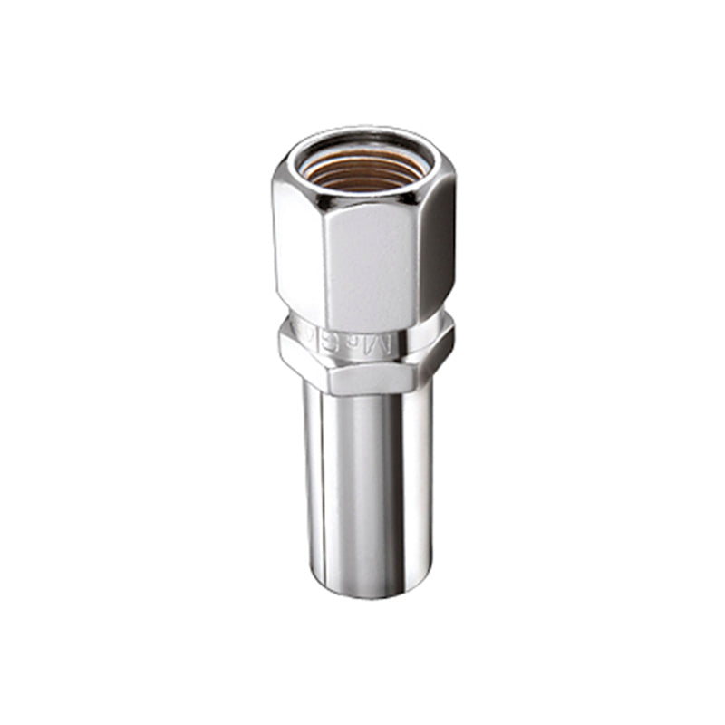 McGard Hex Lug Nut (Drag Racing X-Long Shank) 1/2-20 / 13/16 Hex / 2.475in. Length (4-Pack) - Chrome - eliteracefab.com