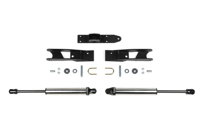 Fabtech 20-21 GM 2500HD/3500HD 4WD Dual HD Dirt Logic Steering Stabilizer - eliteracefab.com