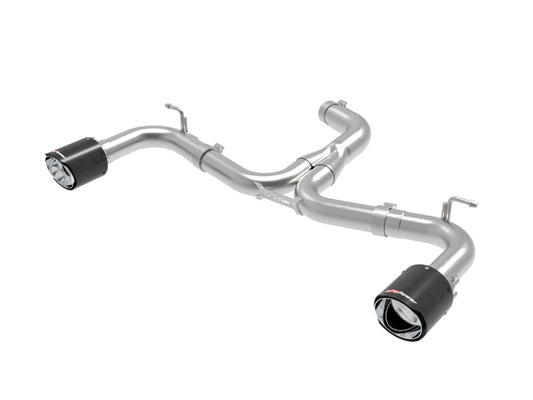 aFe 18-20 VW GTI (MK7.5) 2.0L MACH Force-Xp 3in to 2.5in 304 SS Axle-Back Exhaust System- Carb. Tips aFe
