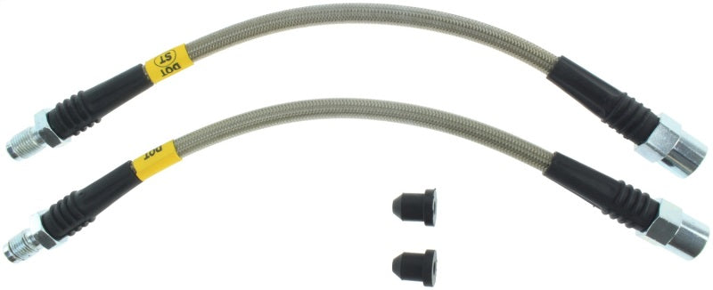 STOPTECH 92-94 AUDI S4/95 AUDI S6 REAR STAINLESS STEEL BRAKE LINE KIT, 950.33506 - eliteracefab.com