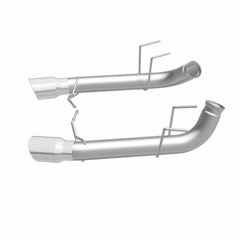 MagnaFlow 13 Ford Mustang Dual Split Rear Exit Stainless Axle-Back Cat Back Exhaust (Competition) Magnaflow