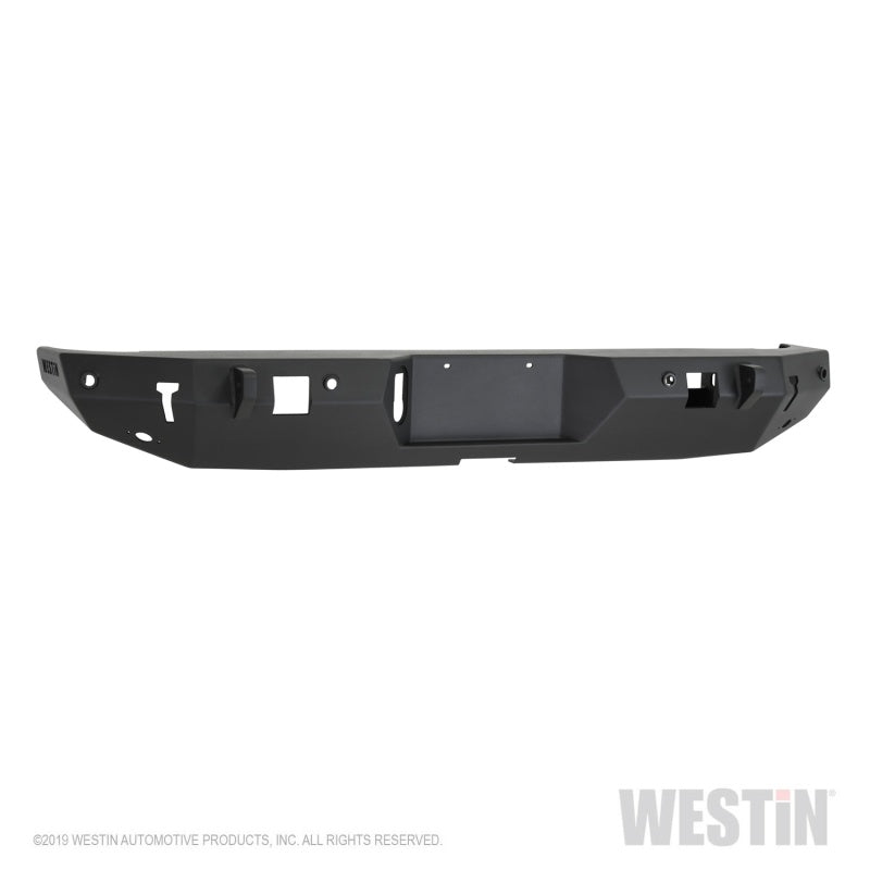 Westin 2020 Jeep Gladiator w/Sensors WJ2 Rear Bumper w/Sensor - Textured Black Westin