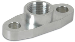 Vibrant Billet Alum Oil Drain Flange for GT32 GT37 GT40 GT42 GT45R and GT55R Turbos tapped 1/2in NPT - eliteracefab.com
