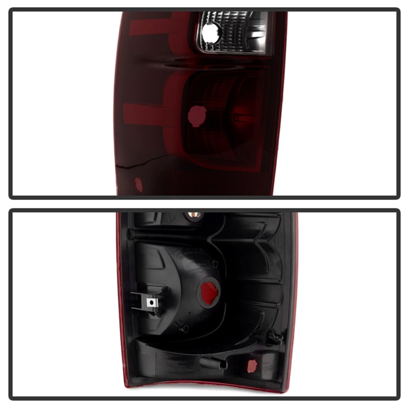 Xtune Chevy Avalanche 07-13 OE Style Tail Lights Red Smoked ALT-JH-CAVA07-OE-RSM - eliteracefab.com