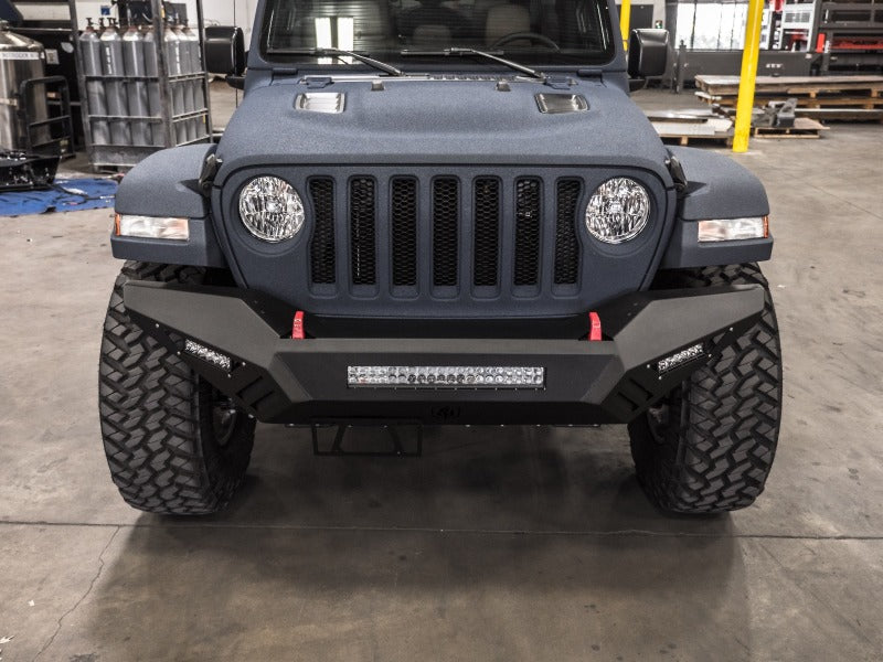 Road Armor 18-20 Jeep Wrangler JL SPARTAN Bolt-On Front Bumper Skid Plate Guard - Tex Blk Road Armor