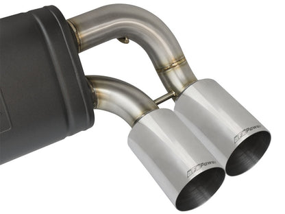 aFe MACHForce XP 3in - 2 1/2in Axle Back 304SS Exhaust w/ Polished Tips 16-17 BMW M2 (f87) aFe