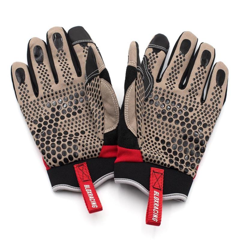 BLOX Racing Logo Mechanics Gloves Large BLOX Racing