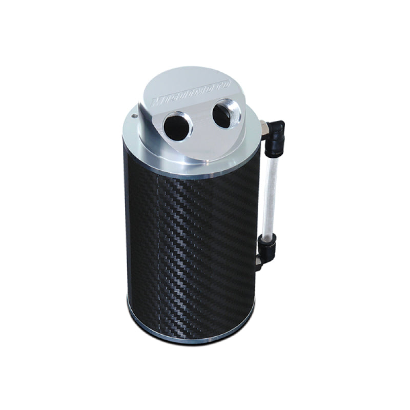 Mishimoto Carbon Fiber Oil Catch Can 10mm Fittings - eliteracefab.com