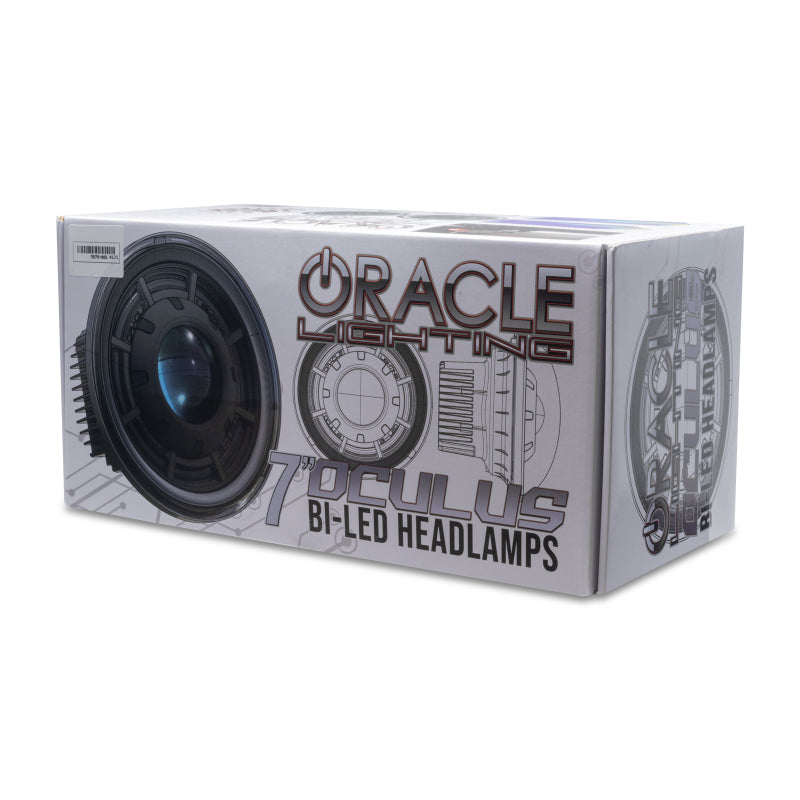 Oracle Oculus 7in Bi-LED Projector Headlights for Jeep Wrangler JK - 6000K - eliteracefab.com