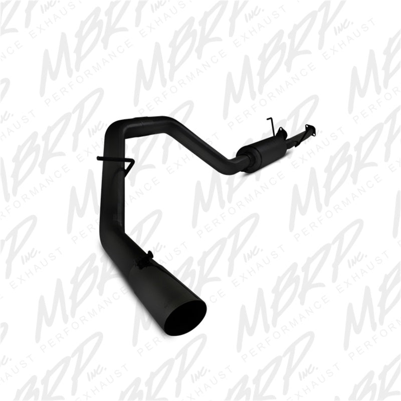 MBRP 2009-2014 Toyota Tundra 5.7L EC-Std. & SB/CC-SB 3in Cat-Back Single Side AL - Black - eliteracefab.com