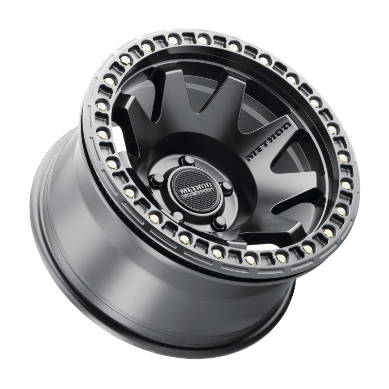 Method MR108 17x9 -44mm Offset 5x5 71.5mm CB Matte Black w/BH-H24125-38 Wheel - eliteracefab.com