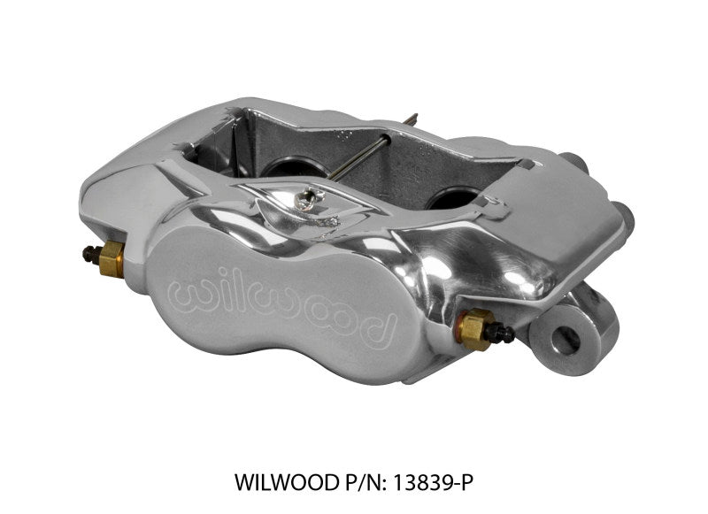 Wilwood Caliper-Forged DynaliteI Polished 1.38in Pistons .81in Disc Wilwood